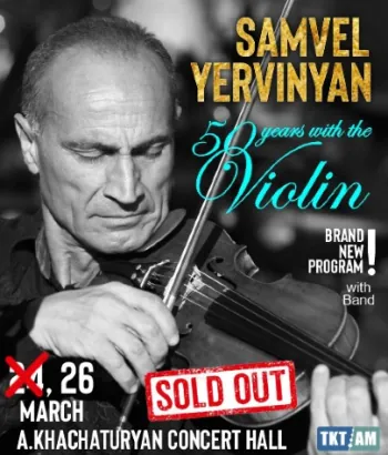 Samvel Yervinyan-50 years with the Violin