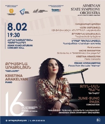 World premieres: Vache Sharafyan, Kristina Arakelyan | Armenian State Symphony Orchestra