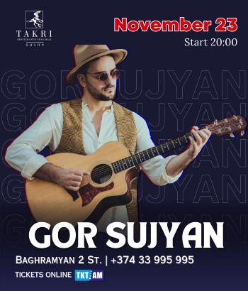 Takri Restaurant and Music Hall-Gor Sujyan