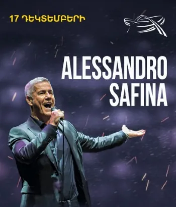 Italian tenor Alessandro Safina in Yerevan!